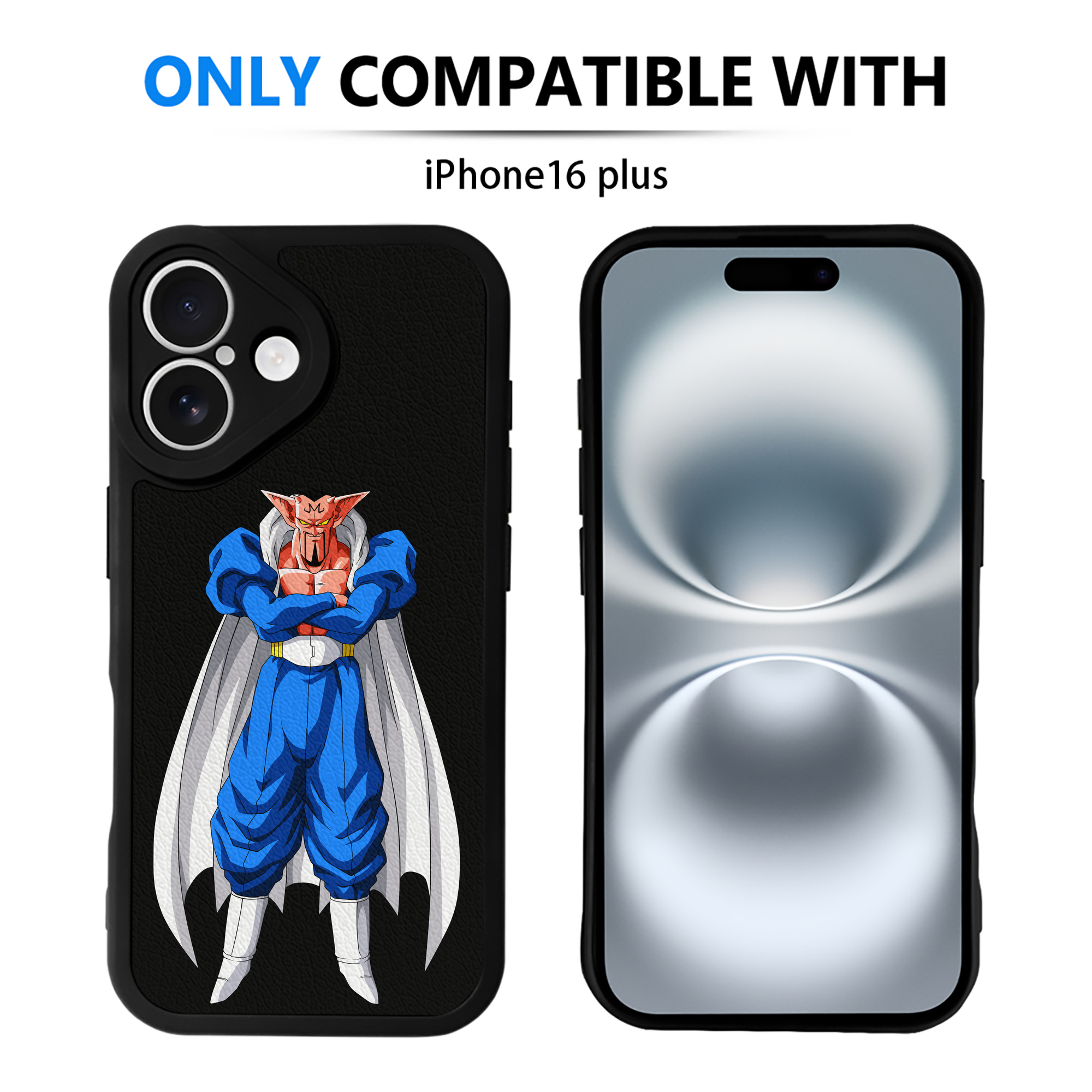（画像用） ドラゴンボール DRAGON BALL 【iPhone 16シリーズ対応】シリコンスマホケース（レザー調） 材質：シリコン